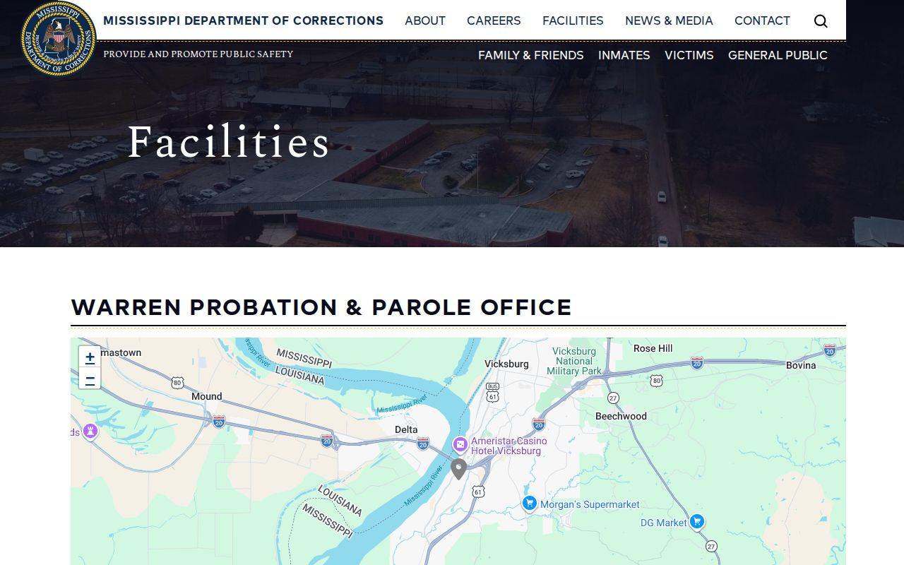 Claiborne County parole and probation office record